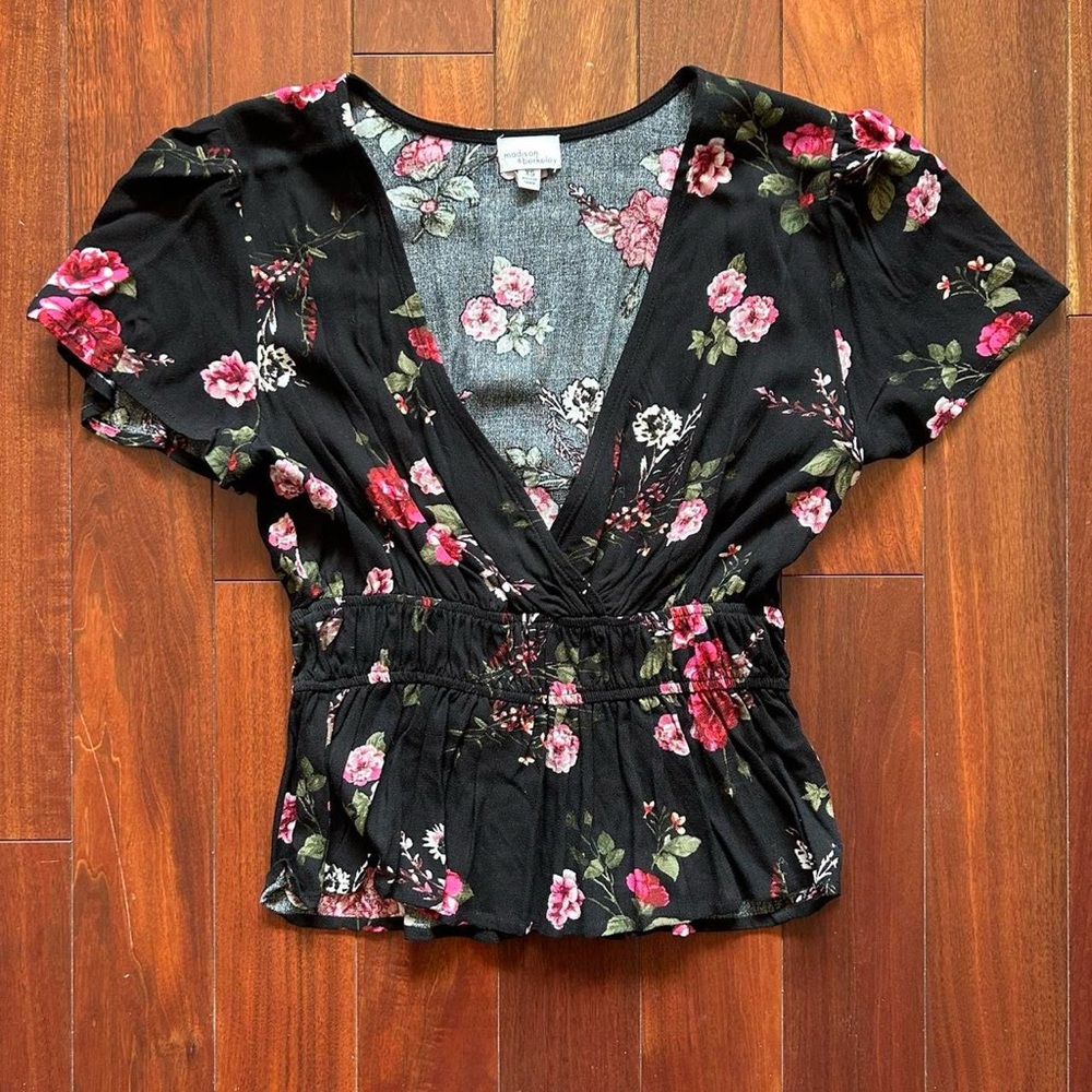Floral Peplum Top